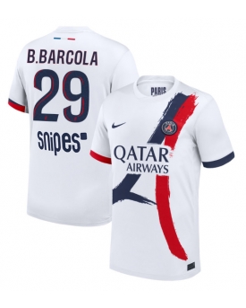 Billige Fotballdrakt Paris Saint-Germain Bradley Barcola #29 Replika Bortedrakt 2025-26 Kortermet Billige Fotballdrakt Paris Saint-Germain Bradley Barcola #29 Replika Bortedrakt 2025-26 Kortermet